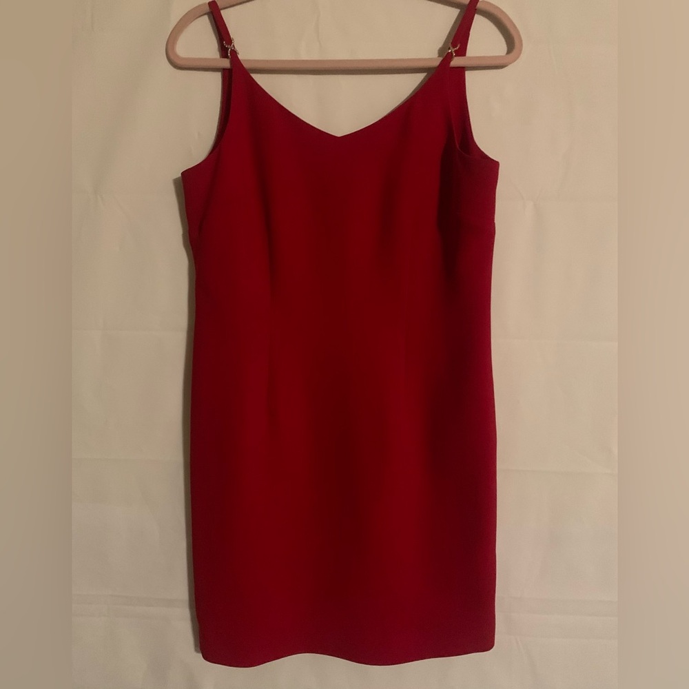 Petite Sophisticate Women’s Vibrant Red Mini Dress, Sz 8. NWOT